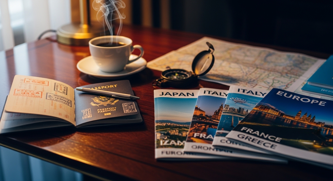 Behind-the-scenes travel planning consultation
